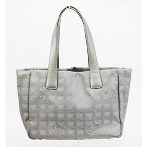 CHANEL Tote Bag Silver